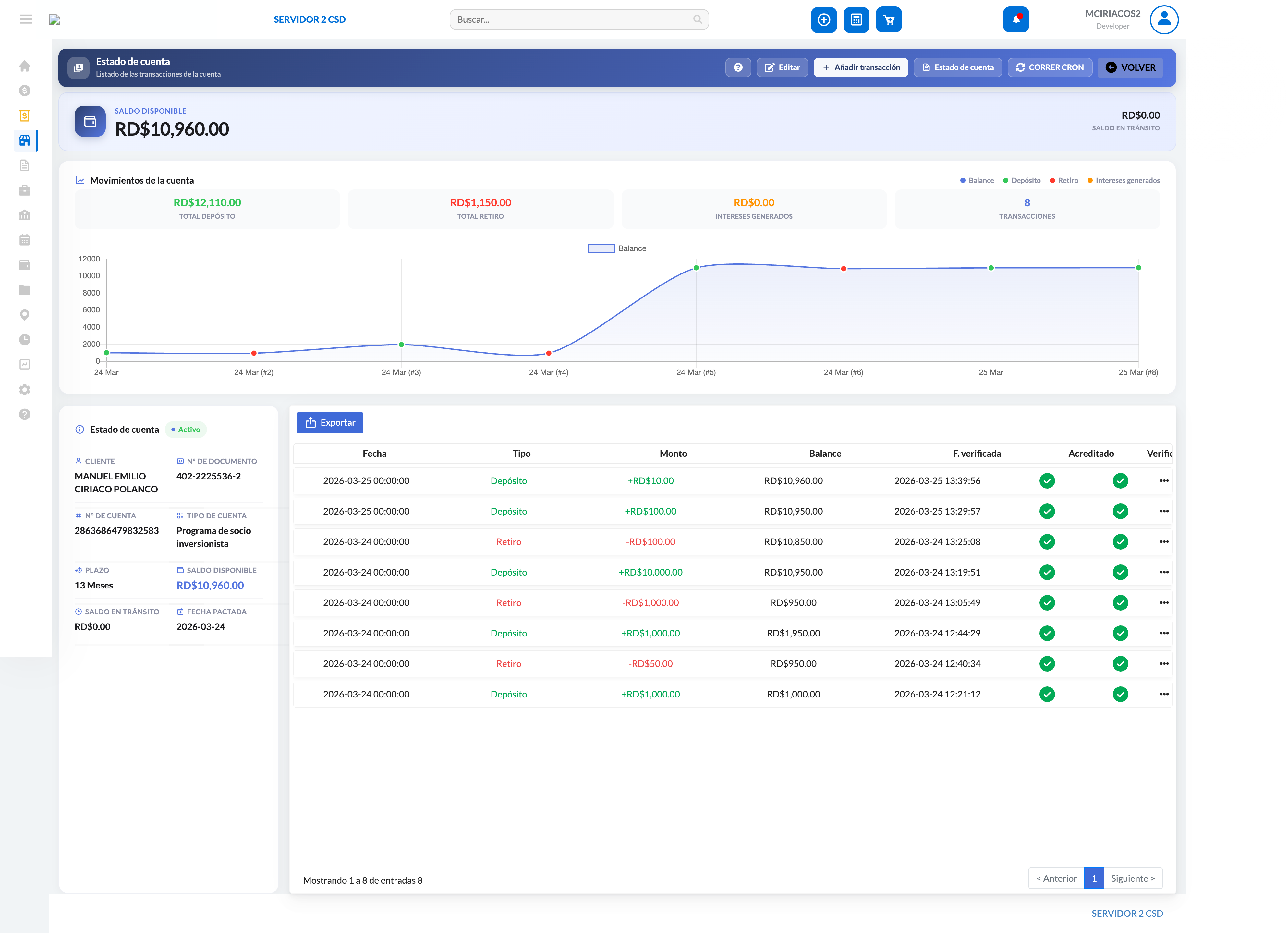 Gestión de Ahorros e Inversiones - PrestamosCloud