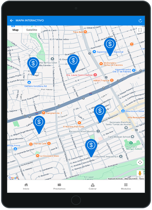 GPS en Vivo para Cobradores